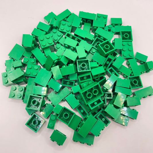 LEGO Bricks Small, Green,  Approx. 125g