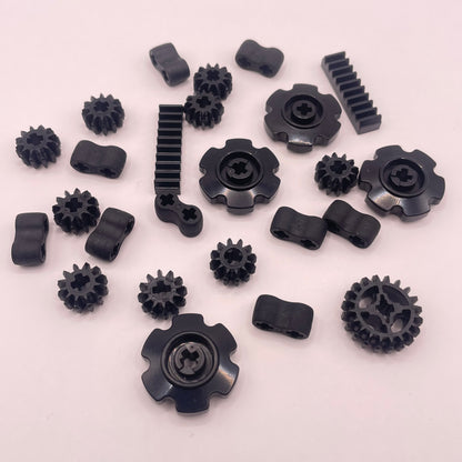 LEGO Technic Gear, Black, 25 pieces