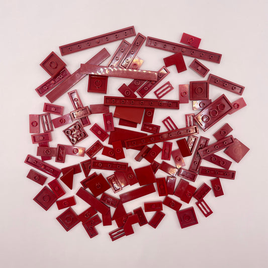 LEGO  Tiles, Dark Red, Approx. 40g