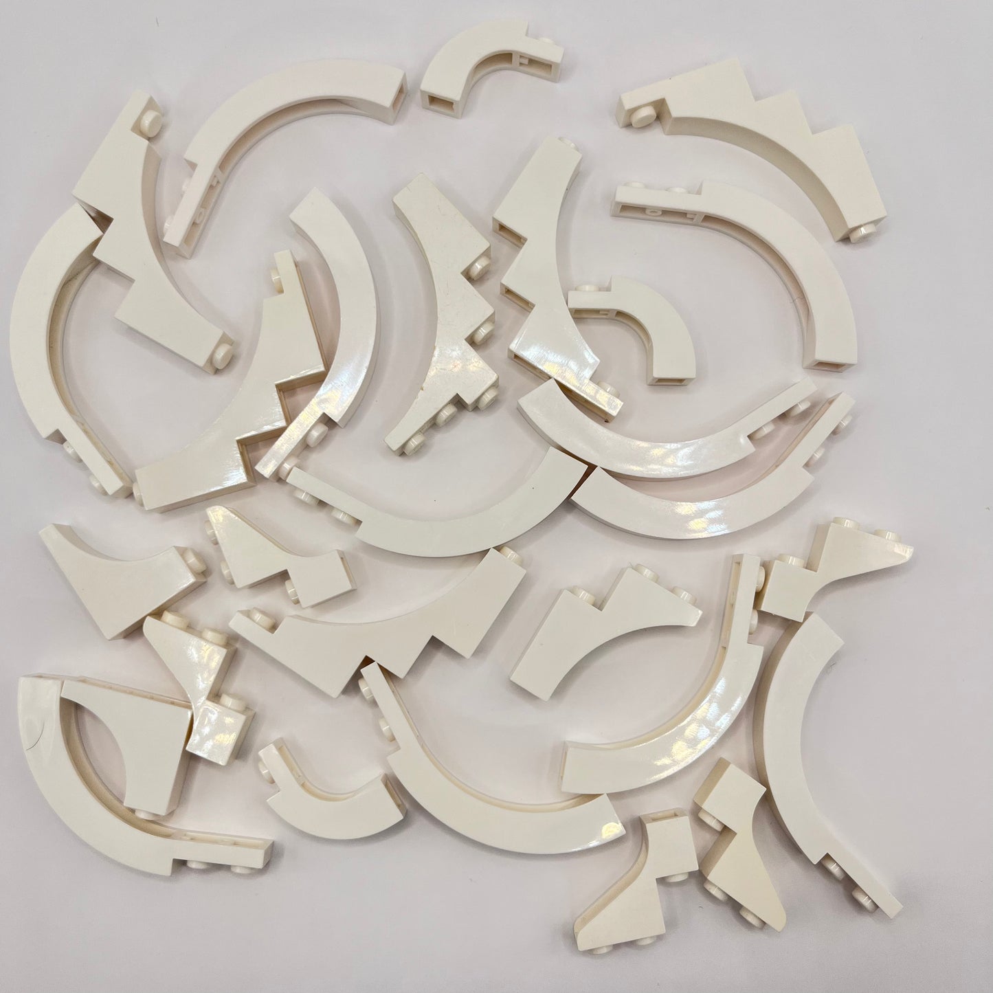 LEGO Arches and Building, White, Approx. 45g