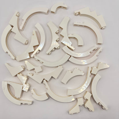 LEGO Arches and Building, White, Approx. 45g