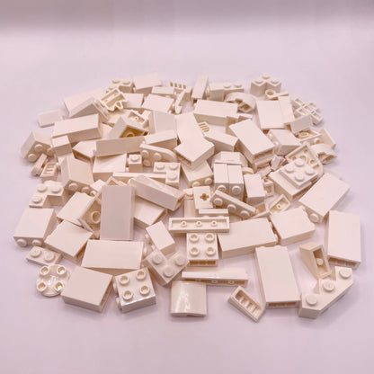 LEGO Mixed Bricks, White, Approx. 115g