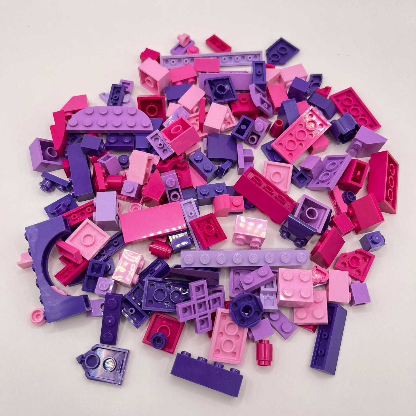LEGO Pink and Purple, Mixed Pieces, Approx. 100g