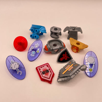 LEGO Mixed Shields and Armor, Minifigure Accessories, 12 Pieces