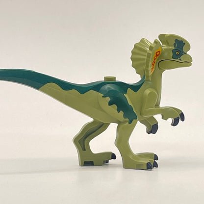 LEGO Dilophosaurus Dark Green, Dinosaur, Animal, 1 Piece (dilo04)