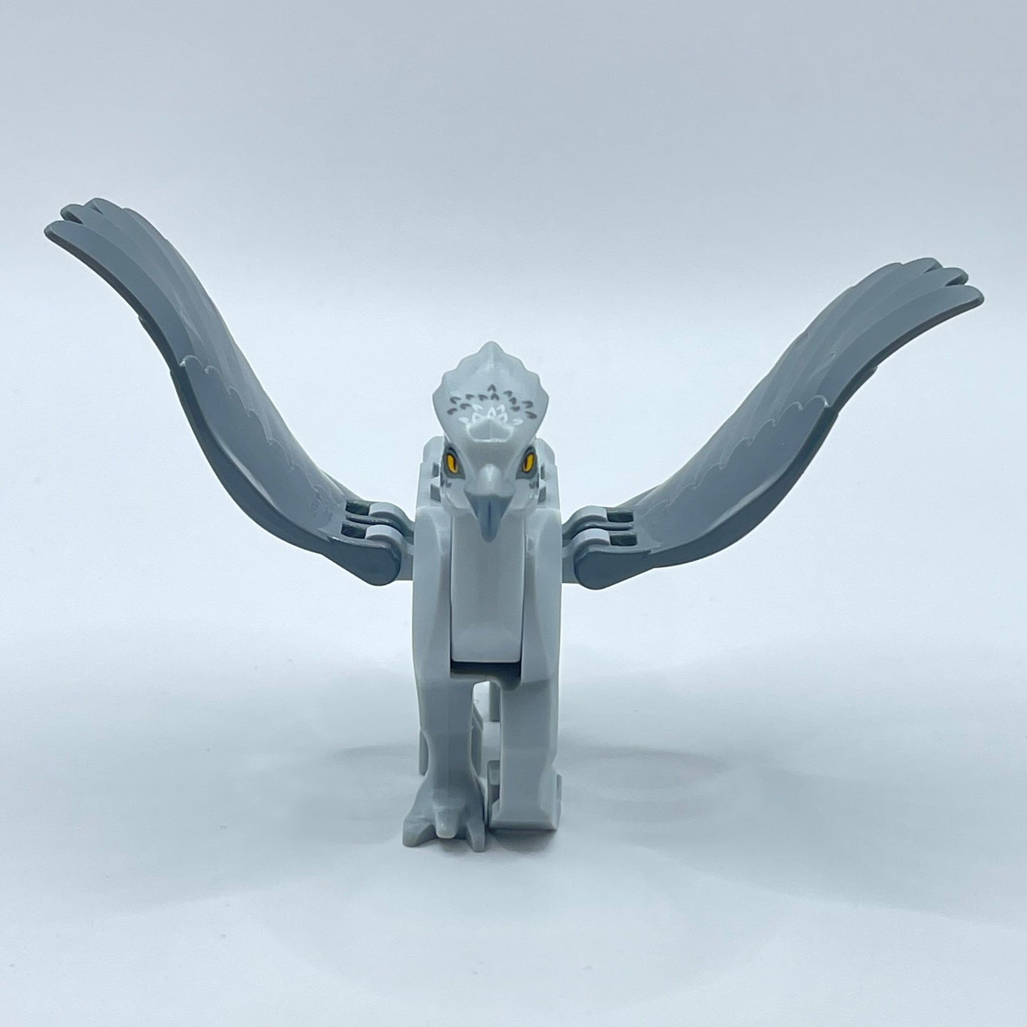 LEGO Hippogriff, Buckbeak with Wings, Light Bluish Grey, 1 Piece Harry Potter