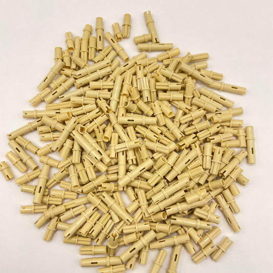 LEGO Mixed Pins, Tan, Technic, Approx. 65g