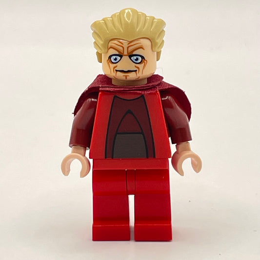 LEGO Chancellor Palpatine, Star Wars, Minifigure (sw0243) Head colour fading.