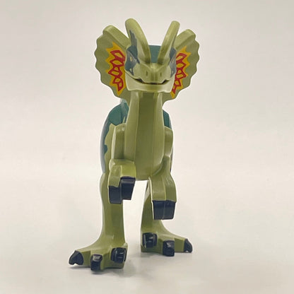 LEGO Dilophosaurus Dark Green, Dinosaur, Animal, 1 Piece (dilo04)
