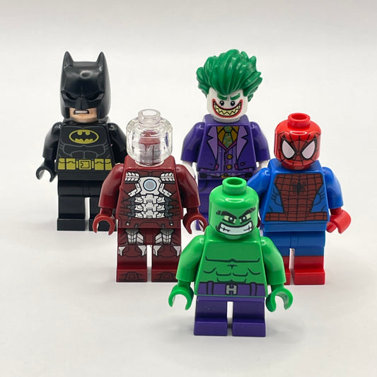 LEGO Mixed Super Heroes, Incomplete or Marked, Minifigures (5 Pack) #2