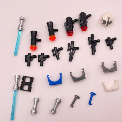 LEGO Lightsabers, Weapons, Minifigure Accessories, Star Wars, 20 Pieces