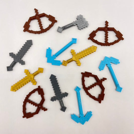 LEGO Weapons, Minecraft, Minifigure, 12 Pieces