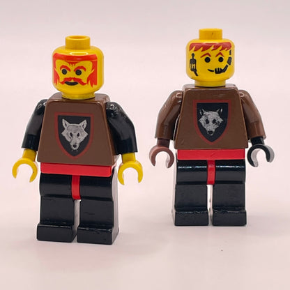 LEGO Wolf Pack, Castle, Minifigure (2 Pack) Marked, incomplete