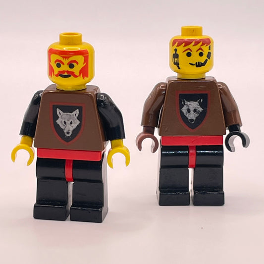 LEGO Wolf Pack, Castle, Minifigure (2 Pack) Marked, incomplete