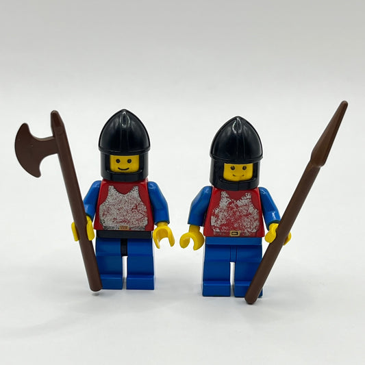 LEGO Lion Knights, Castle, Minifigures (Set of 2) - Battle Damaged