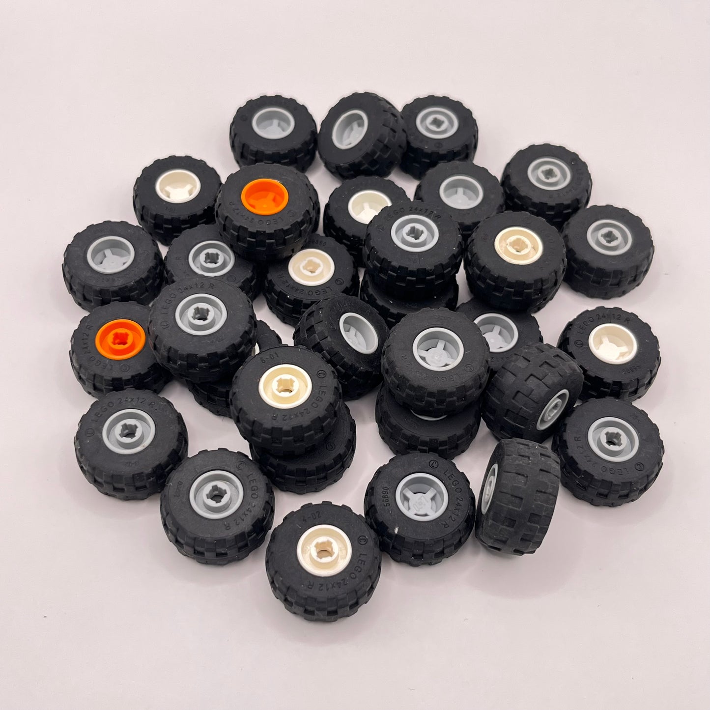 LEGO Wheels, Mixed Colours, Vehicle Pieces, Approx. 150g