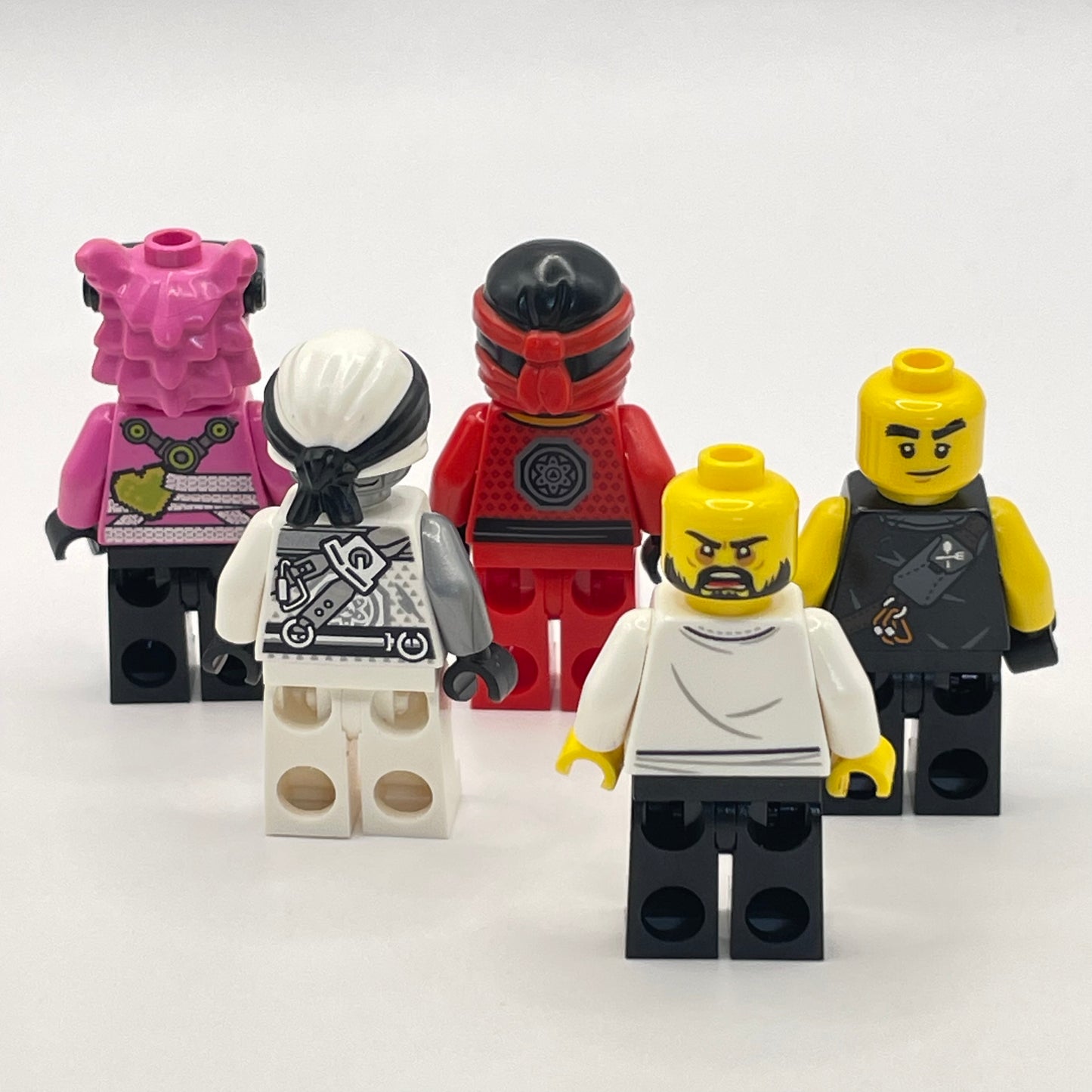 LEGO Play Pack, Ninjago, Minifigure, (Pack of 5) Incomplete, Some Marks