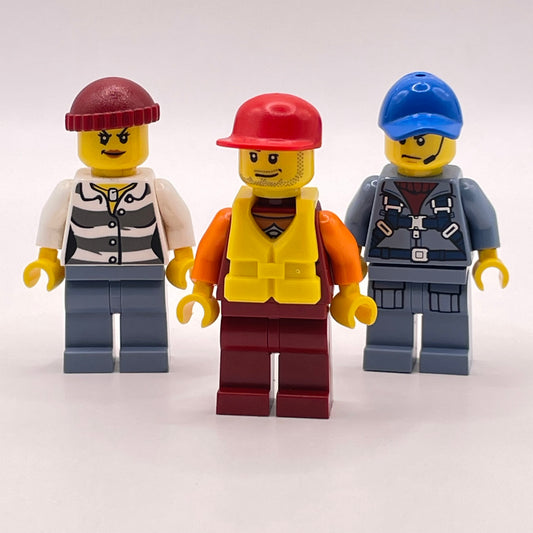 LEGO City Figures, Minifigures, Set of 3