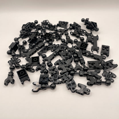 LEGO Bionicle, Joints, Black, Approx. 110g