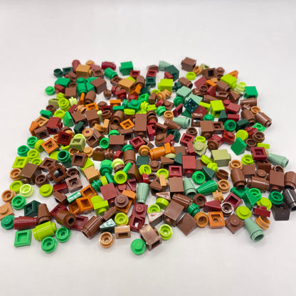 LEGO Greebling, 1x1, Earth Tones, Approx. 60g
