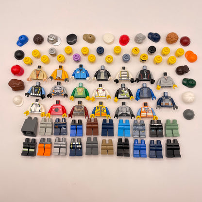 LEGO Build a Minifigure, Mix and Match City Figures, Set of 20