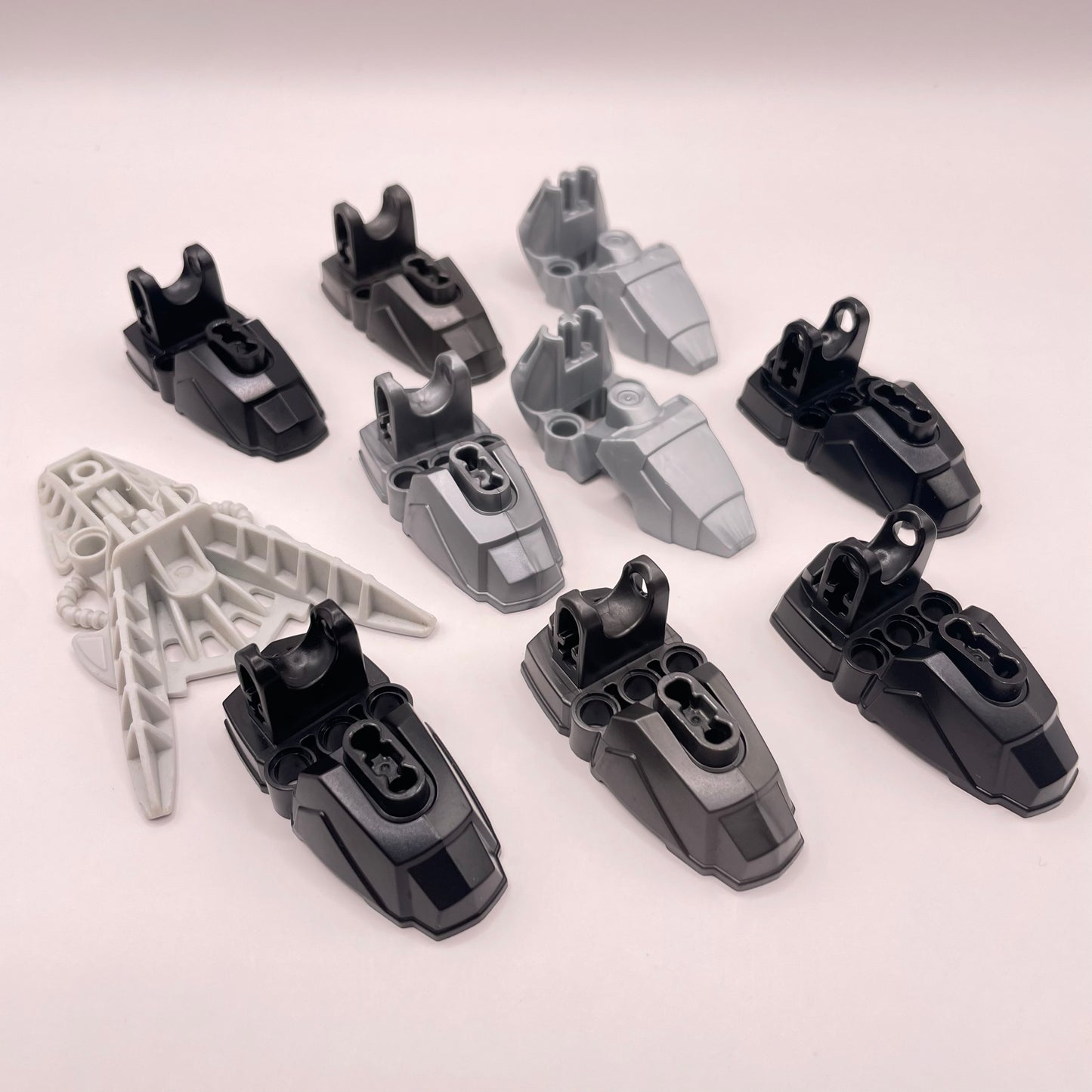 LEGO Bionicle, Foot, Monochrome, Black, 10 Pieces
