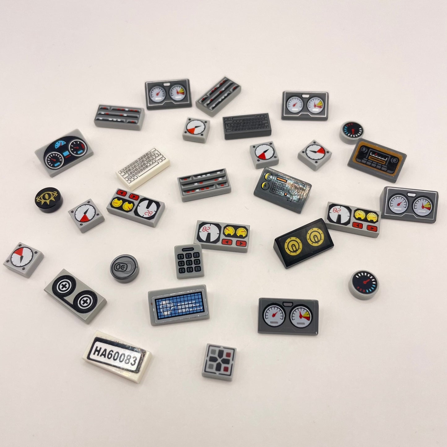 LEGO Prints and Stickers, Small Screens/Displays, 30 Pieces