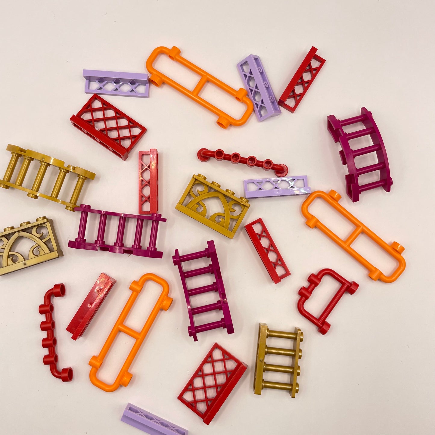 LEGO Fences, Mixed Colours, Building, Approx. 30g