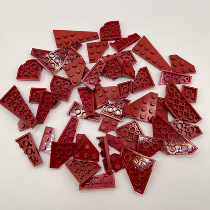LEGO Small Wings, Dark Red, Approx. 45g