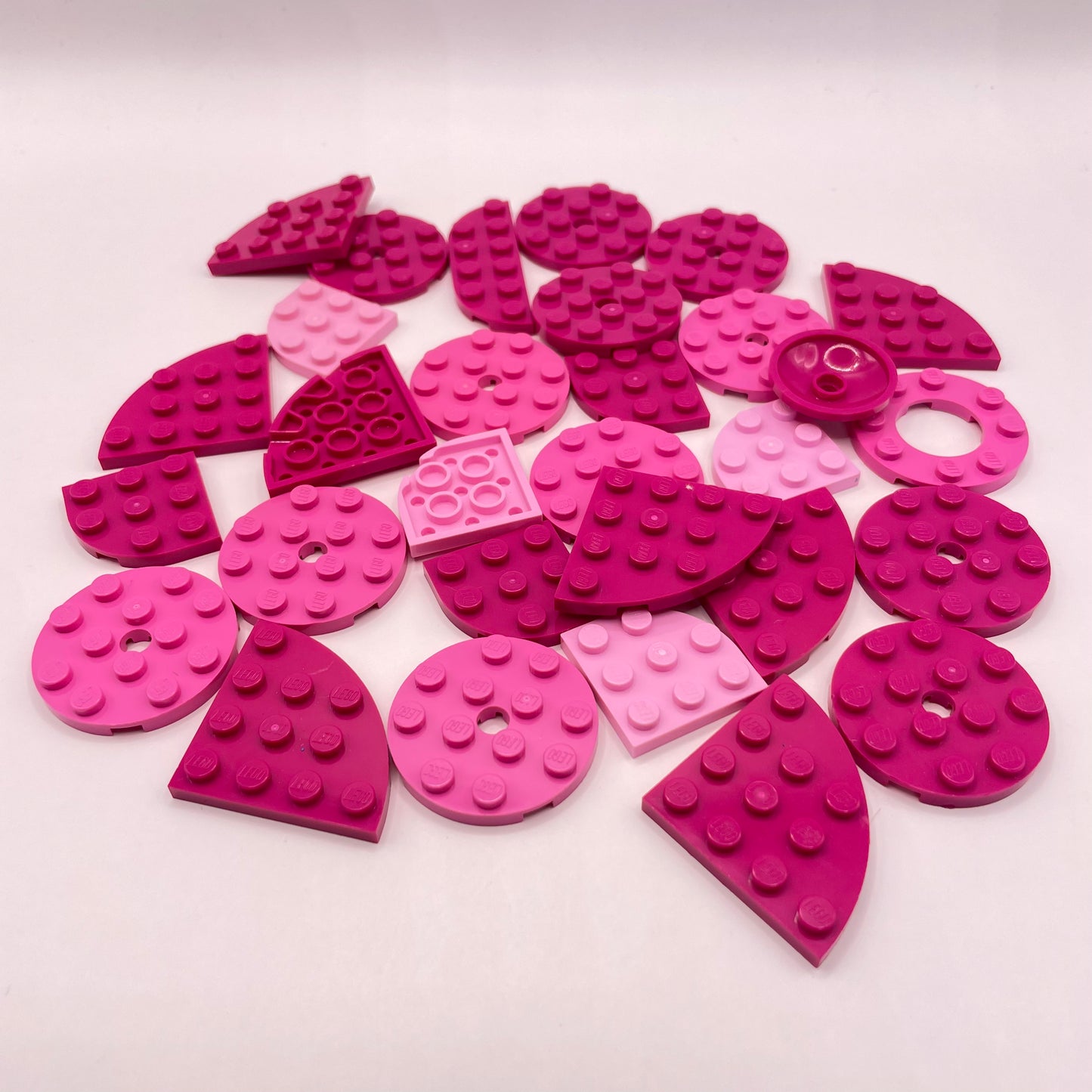 LEGO Round, Mixed Pink, Approx. 40g