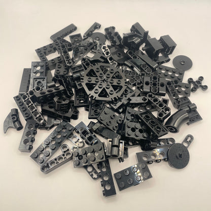 LEGO Technic, Medium, Black, Approx. 125g