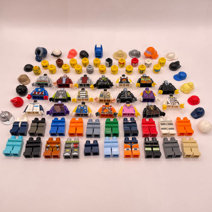 LEGO Build a Minifigure, Mix and Match City Figures, Set of 20