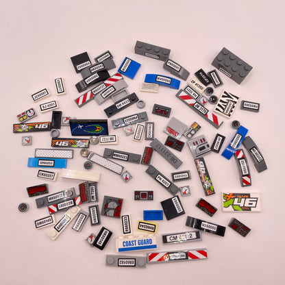 LEGO Prints and Stickers, vehicle, Approx. 40g