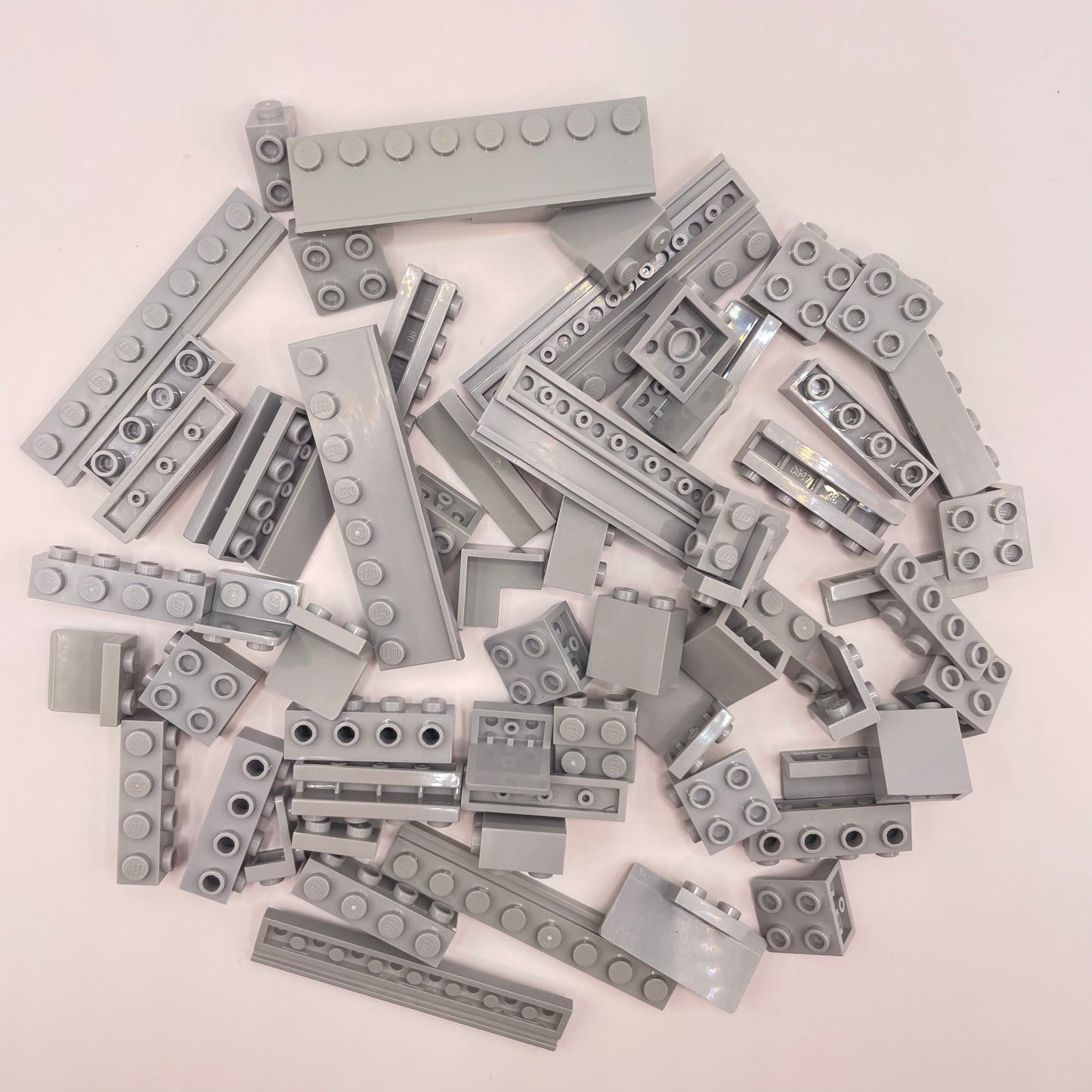 LEGO SNOT With Rails And Panels , Light Bluish Grey, Approx. 75g