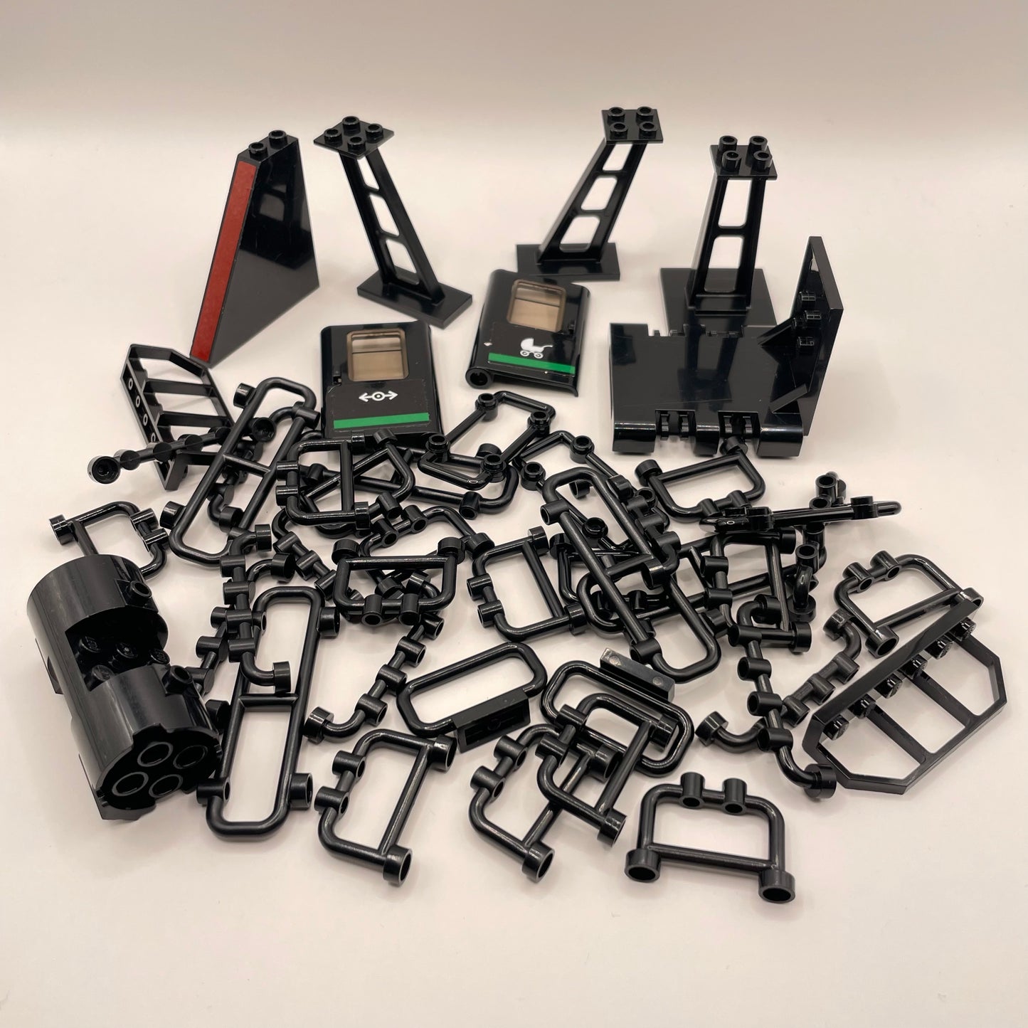 LEGO Mixed Pieces, Black, Vehicle, Approx. 75g