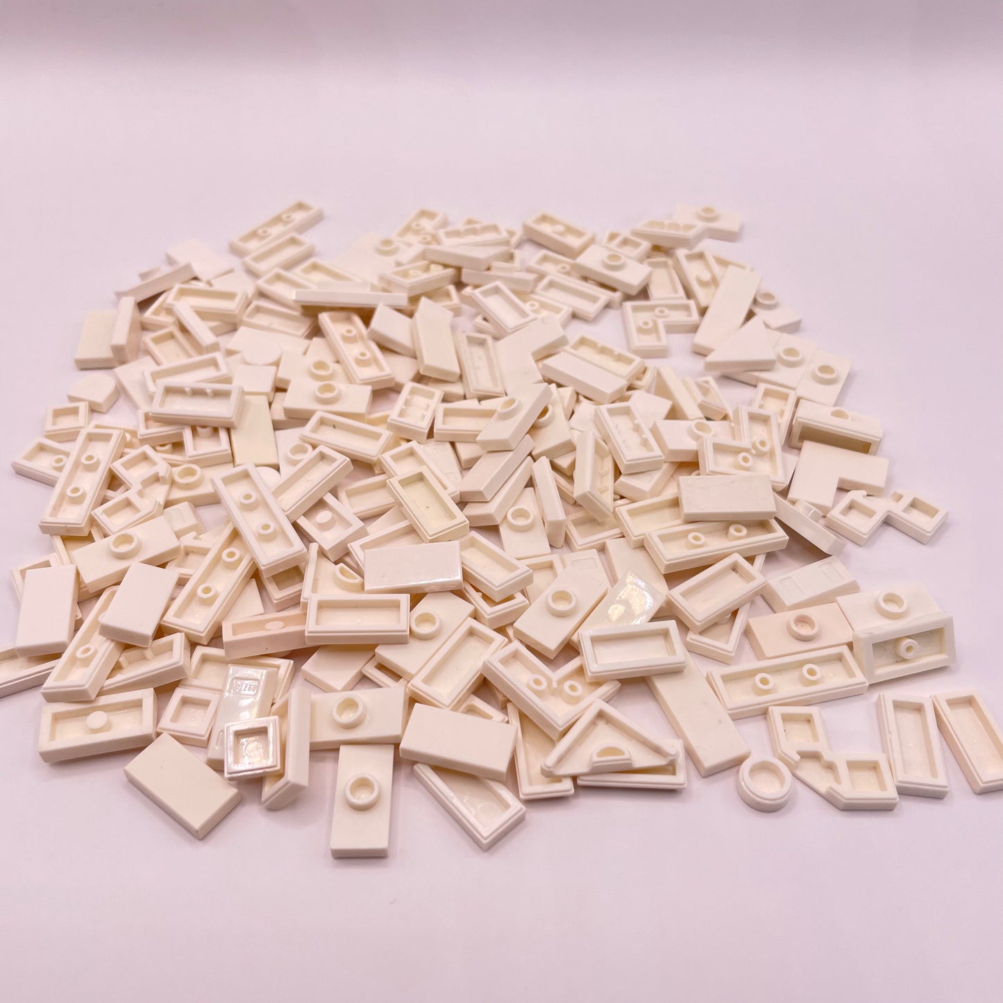 LEGO Small Tiles, White, Approx. 50g