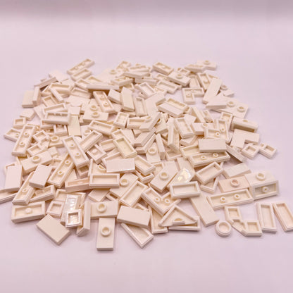 LEGO Small Tiles, White, Approx. 50g