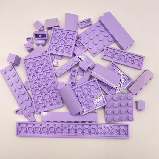 LEGO Light Purple, Mixed Pieces, Approx. 50g