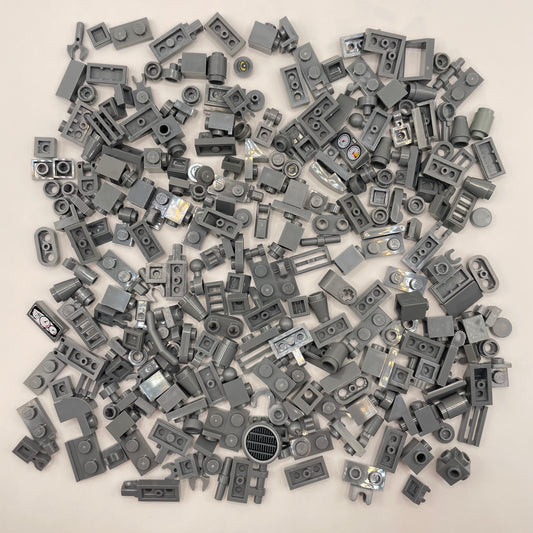 LEGO Greebling, Dark Bluish Grey, 250 Pieces