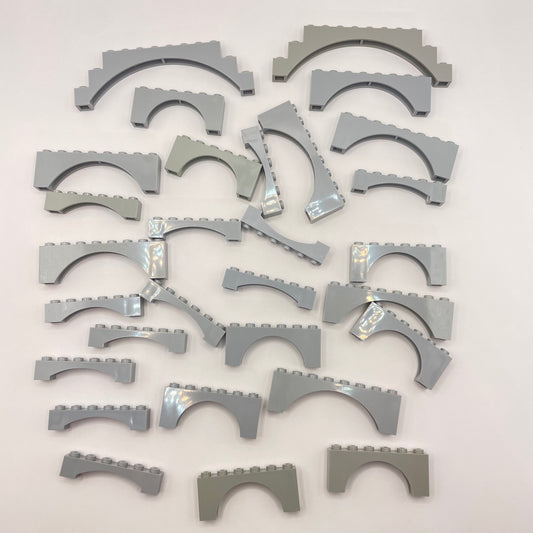 LEGO Arches, Light Grey, Building, Approx. 75g