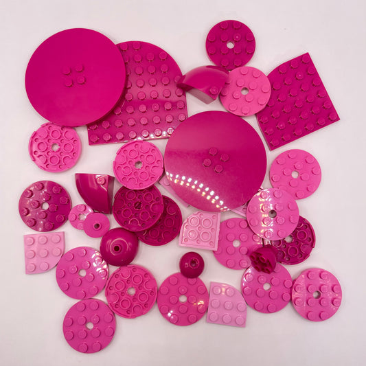 LEGO Round, Mixed Pink, Approx. 60g