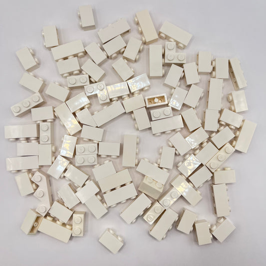 LEGO Small, Bricks, White, Approx. 80g