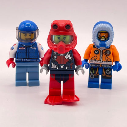 LEGO Extreme Sports, City, Minifigures, Set of 3
