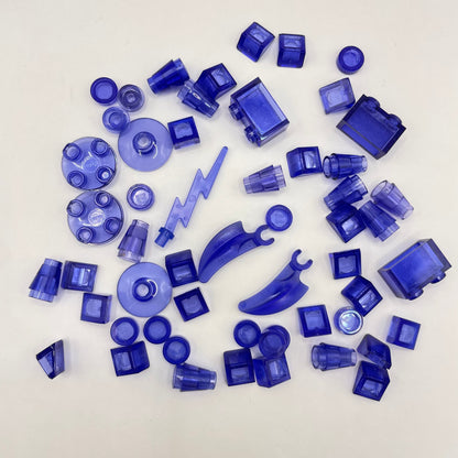 LEGO Transparent Purple, Mixed Pieces (50 Pieces)