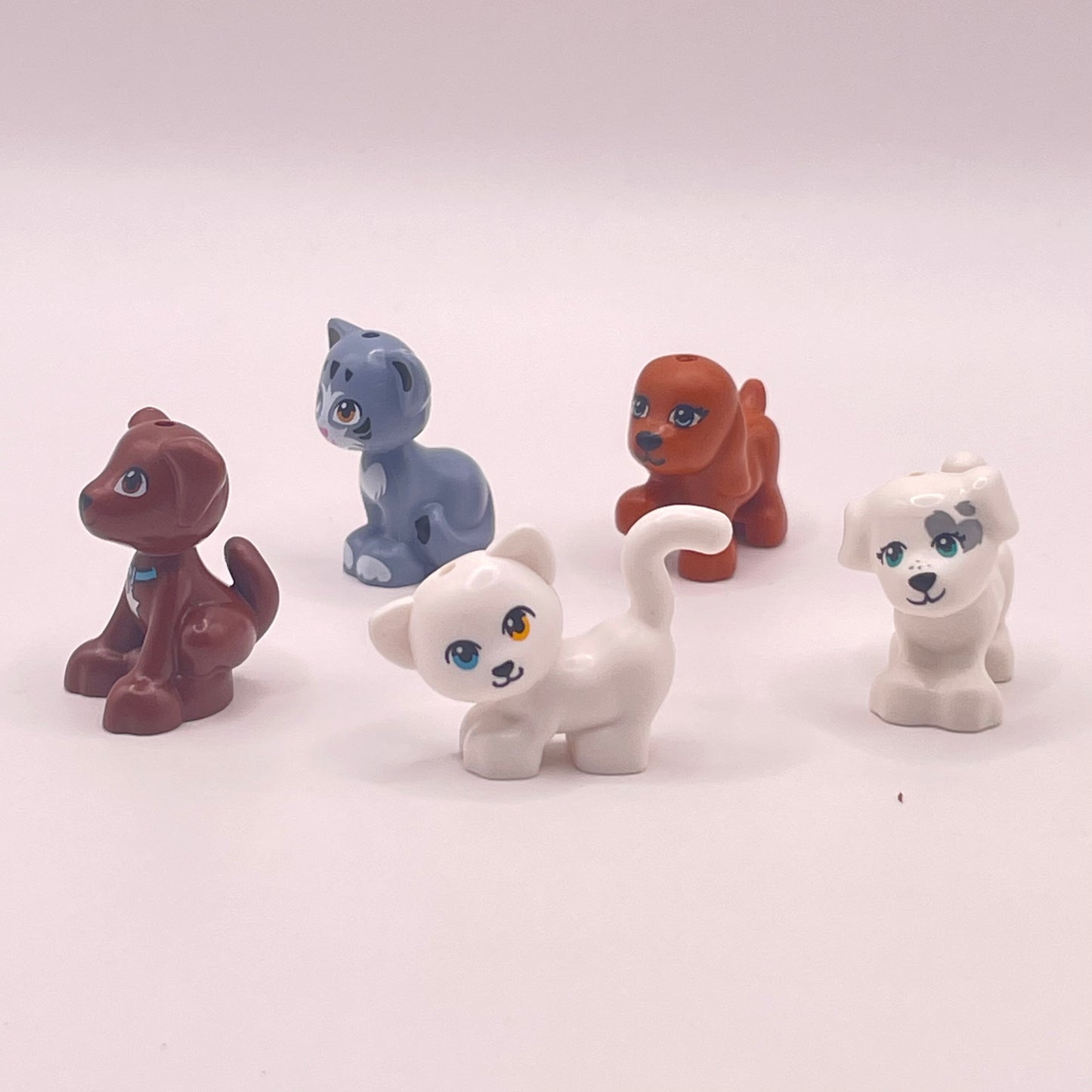LEGO Dogs and Cats, Mixed Colours, 5 Pieces