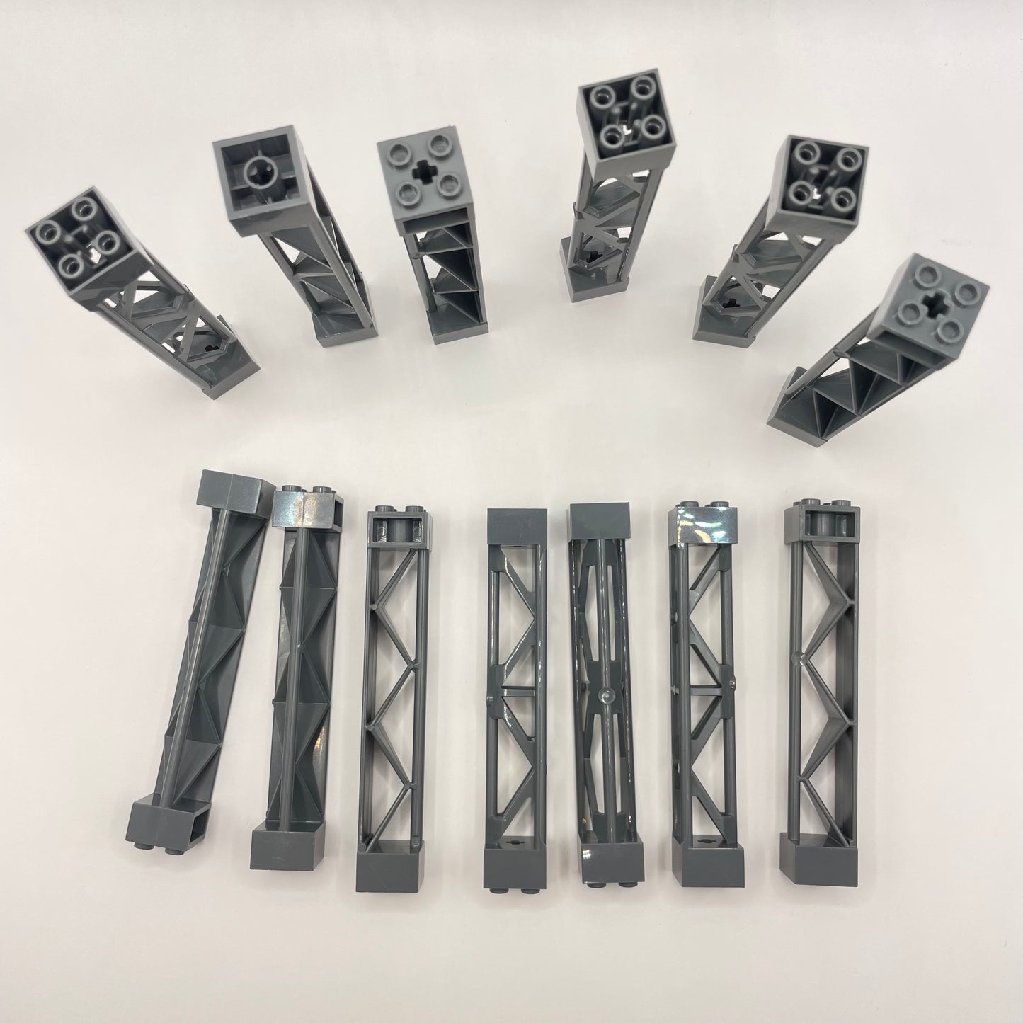 LEGO Support Girder, Dark Bluish Grey, Building, 13 Pieces some marks