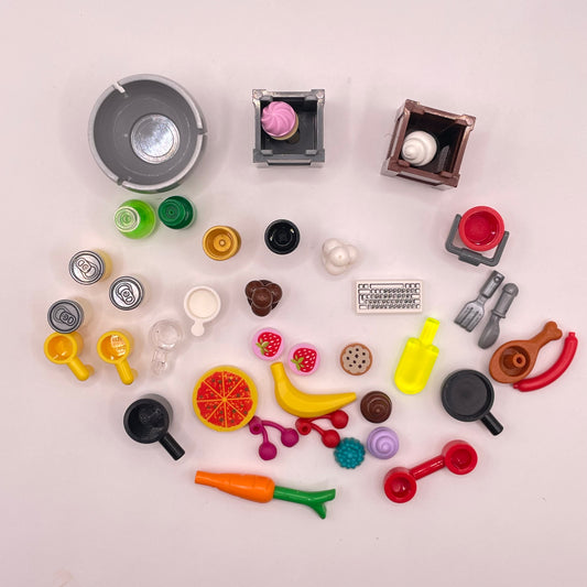 LEGO Food / Kitchen Bundle, Mixed Pieces (40 Pieces)
