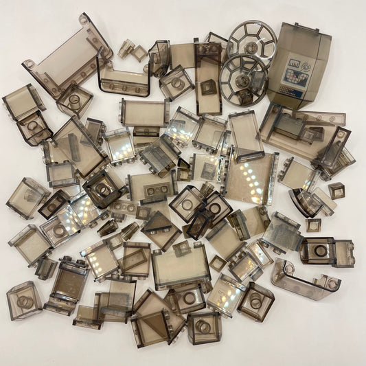 LEGO Mixed Trans-Brown, Mixed Pieces, Approx. 90g