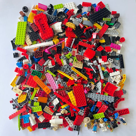 LEGO Fun Pack, Mixed Bag, Approx. 750g includes 6 Minifigures/Minidolls