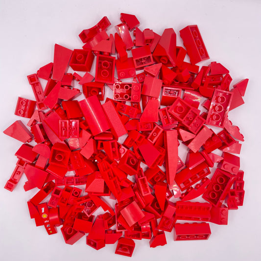 LEGO  Mixed Red,  Slopes, 150g